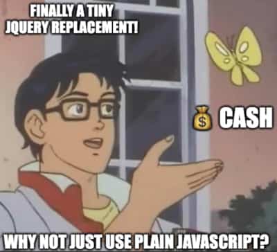 Cash vs jQuery